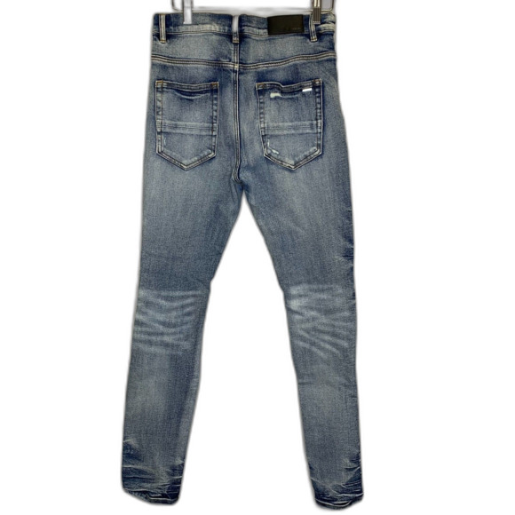 Amiri Mens Skinny‎ Jeans Distressed Paint Scatter 30x32 - Picture 3 of 15